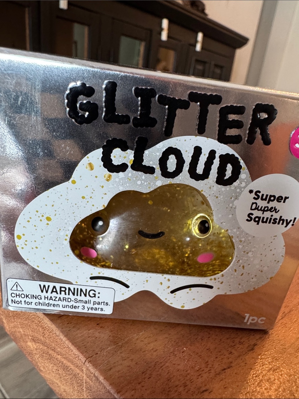 Jadore Gold Glitter Cloud Squishy